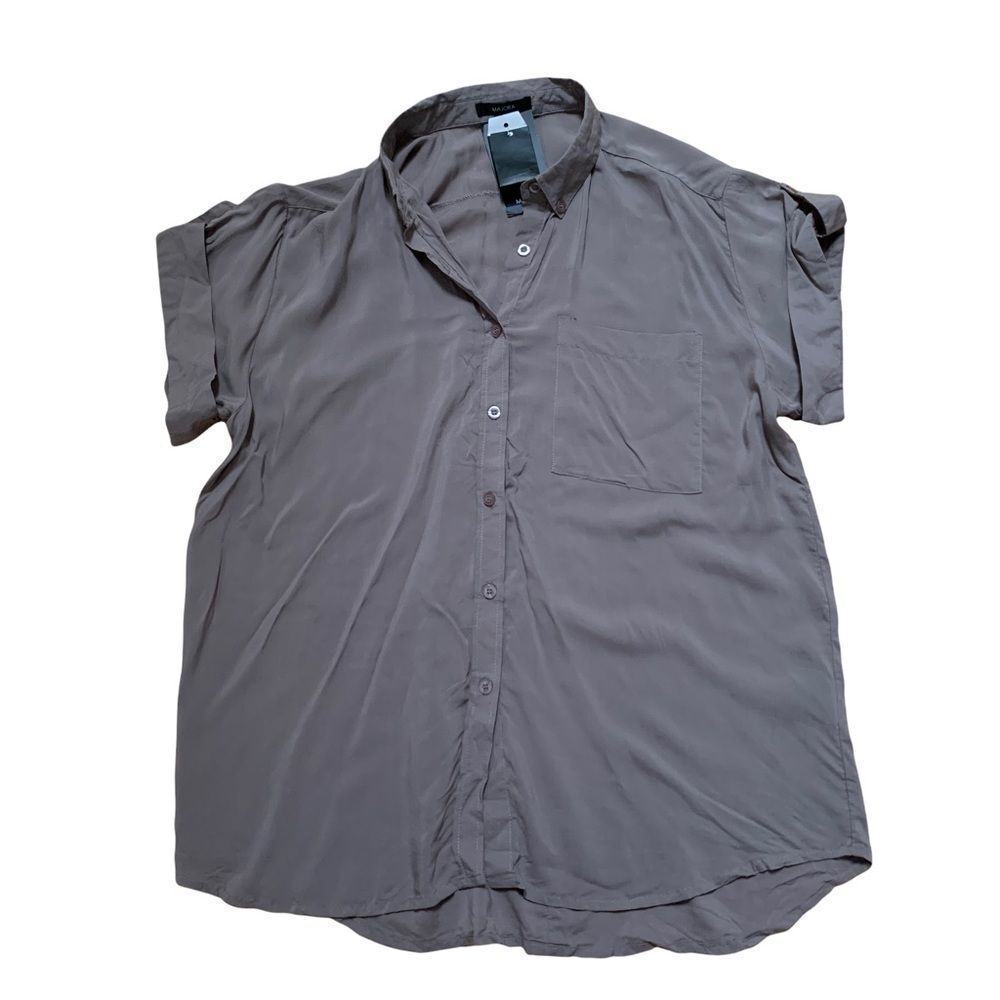 New Majora Short Sleeve Blouse Size Medium